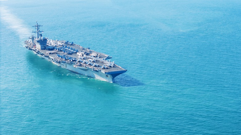 Nuclear aircraft carrier