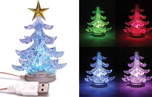 USB Christmas Decorations - Wreath And Tree - SlashGear