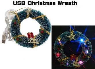 USB Christmas Wreath