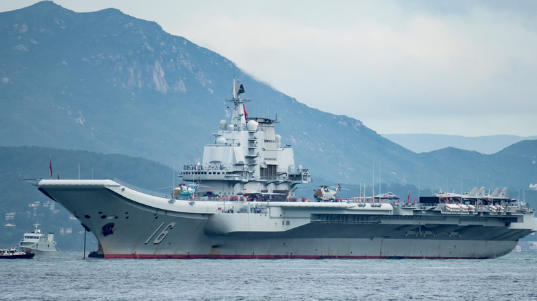 Liaoning Chinese aircraft carrier