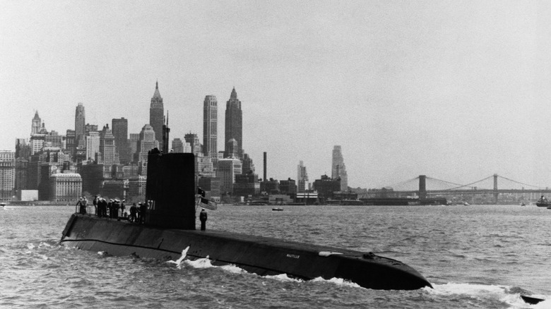 USS Nautilus at sea New York