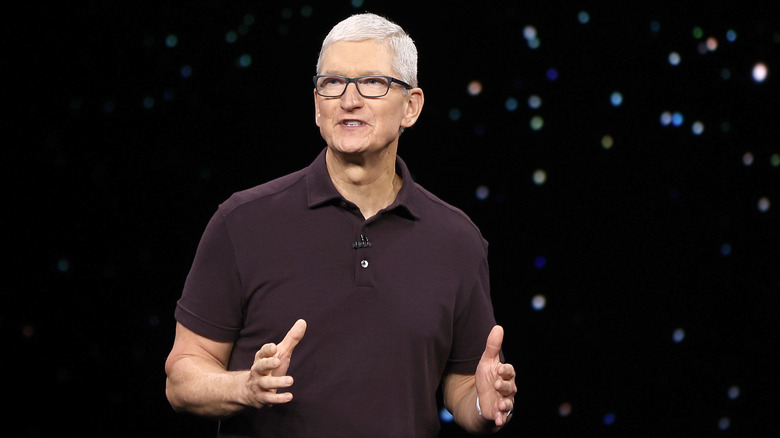 Tim Cook Giving Speech