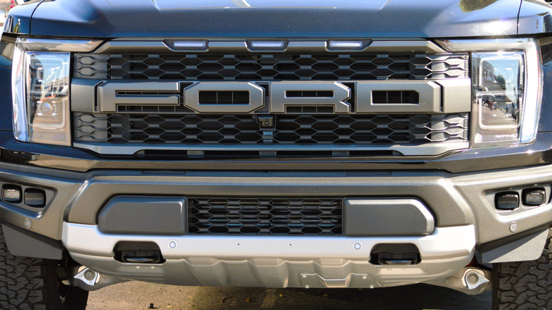 The front grille of a Ford Ranger