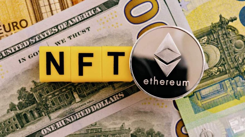 NFT letter blocks and crypto