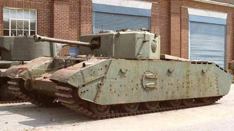 A33 Excelsior Tank parked