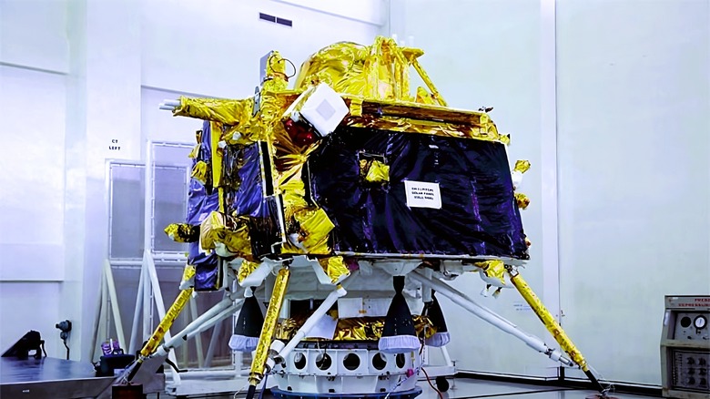 Chandrayaan-3 module in hangar