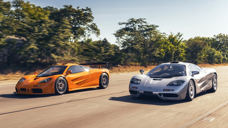 a pair of McLaren F1s