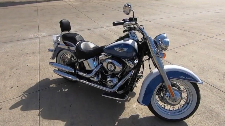 2015 Harley-Davidson Softail Deluxe parked