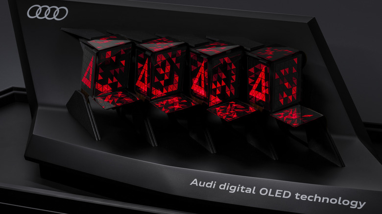 Audi digital OLED light clusters