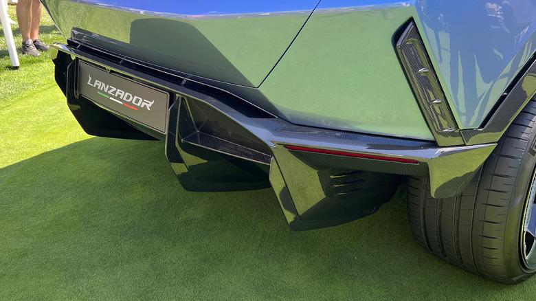 Lamborghini Lanzador Concept Car at Pebble Beach rear diffuser