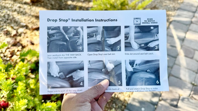 Drop Stop installation instructions