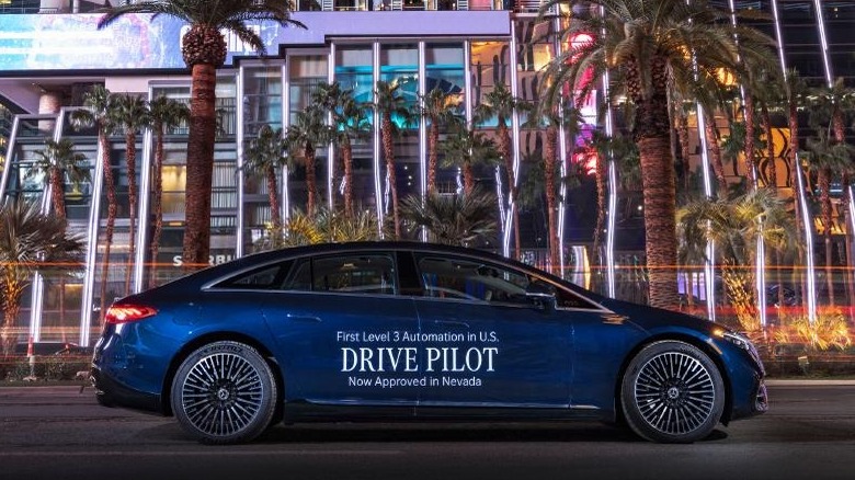 Mercedes-Benz Drive Pilot vehicle in Nevada