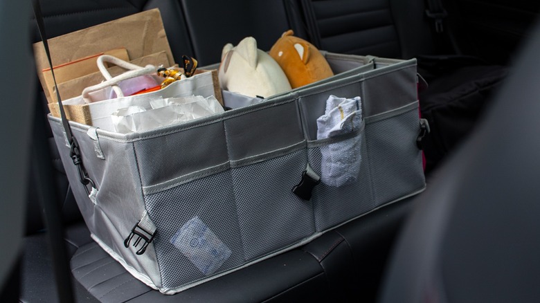 Starling's Car Trunk Organizer on back seat