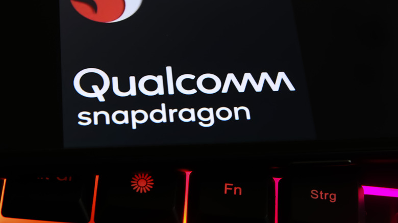 Qualcomm Snapdragon logo keyboard