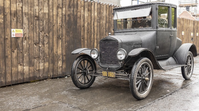 Gray 1920s Ford Model T