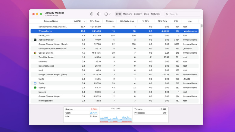 Mac Activity Monitor