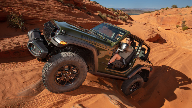 Jeep Wrangler off-roading