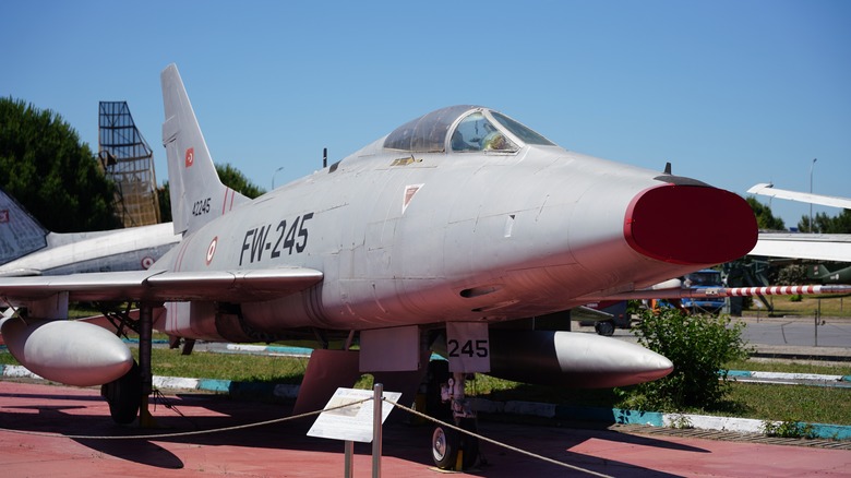 F-100 Super Sabre on display