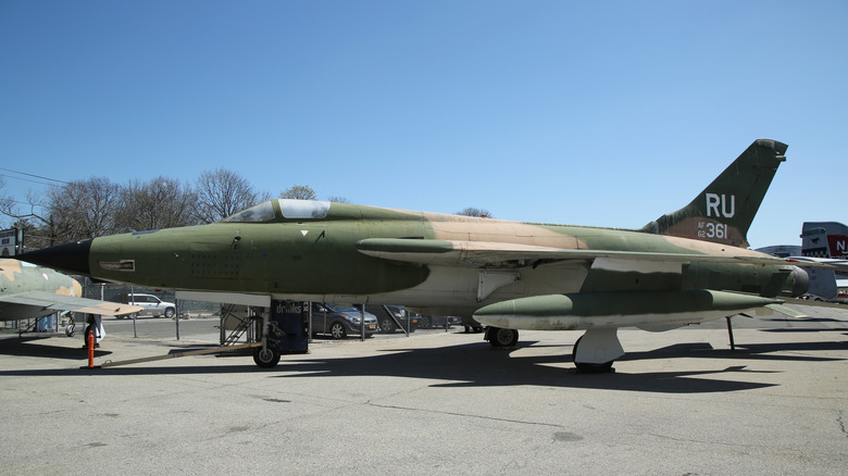 F-105 Thunderchief on display