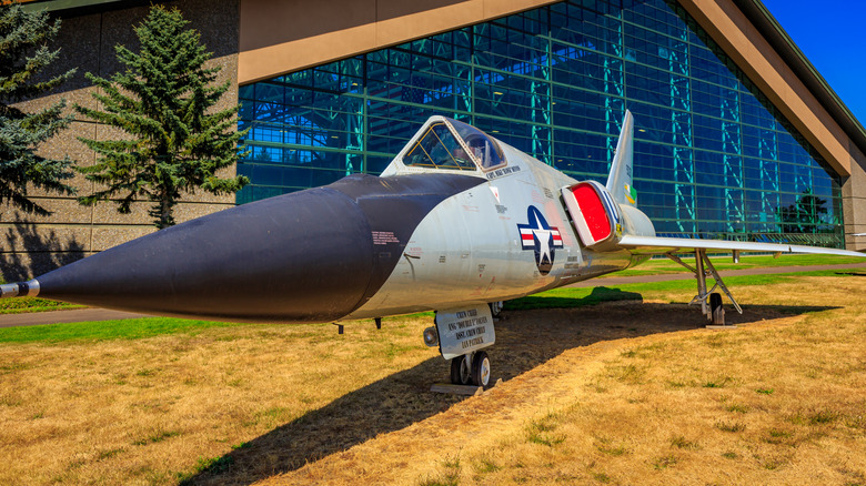 Front view of F-106 Delta Dart