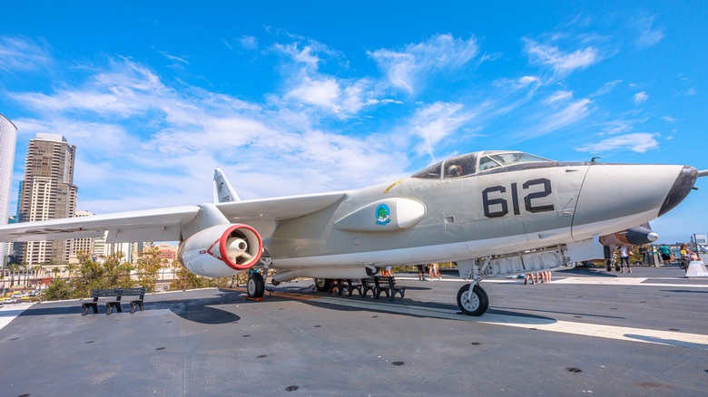 A-5 Vigilante on display