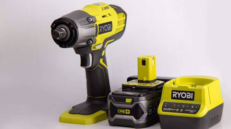 Ryobi impact wrench battery charger