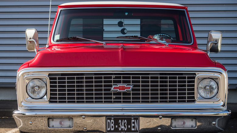 Restored Chevy square body pickup