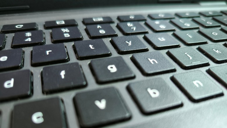 Chromebook keyboard keys