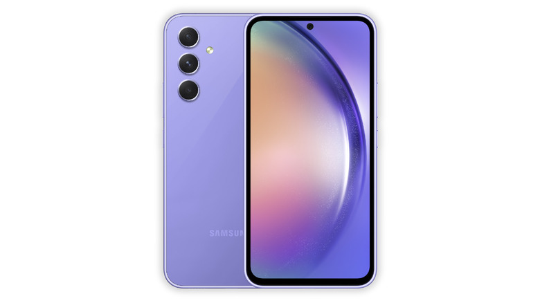 Samsung Galaxy A54 5G in violet