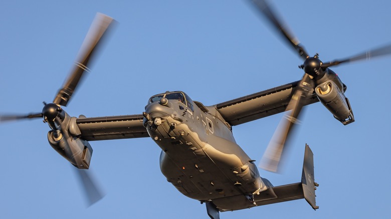 V22 Osprey in airplane mode