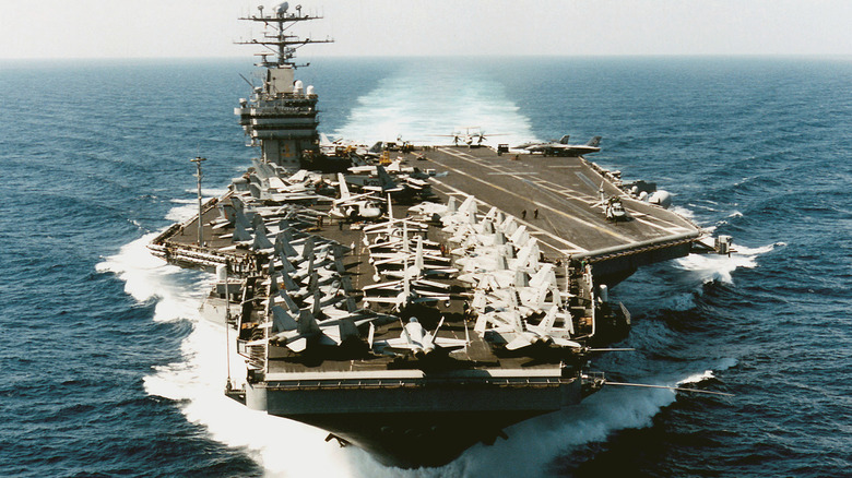 USS George Washington at sea