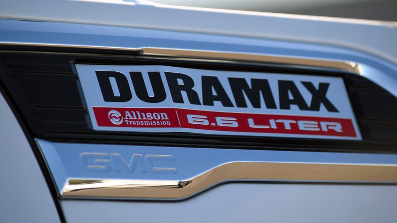 6.6L Duramax turbodiesel badging 