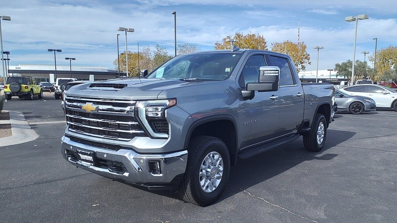 Chevy Silverado 2500HD LTZ at dealership