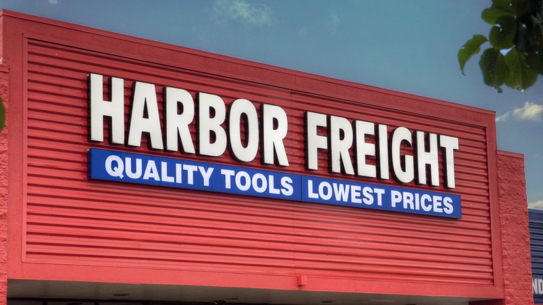 A Harbor Freight storefront