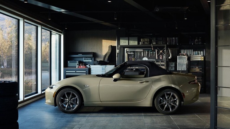 Mazda Miata MX-5 in modern room