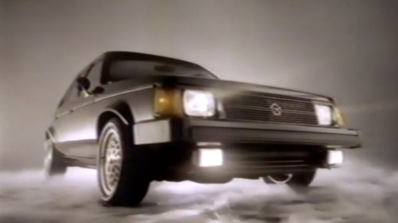 screenshot of Omni GLH from 1984 commercial