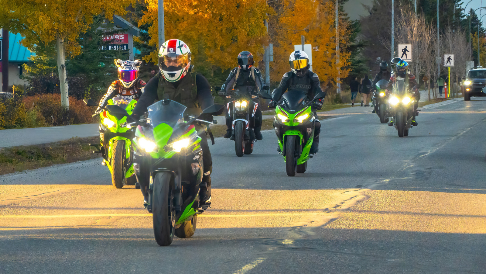 What Does It Mean When A Biker Puts Their Left Hand Up With The Palm Facing Forward?