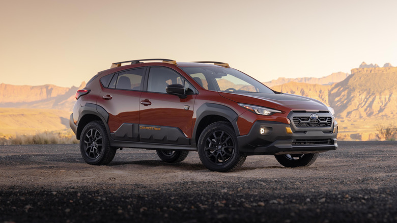 2024 Subaru Crosstrek Wilderness parked off-road