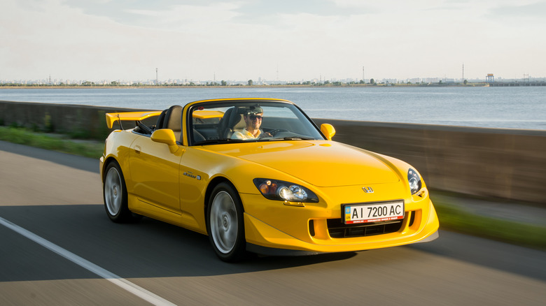 Honda S2000 highway driving