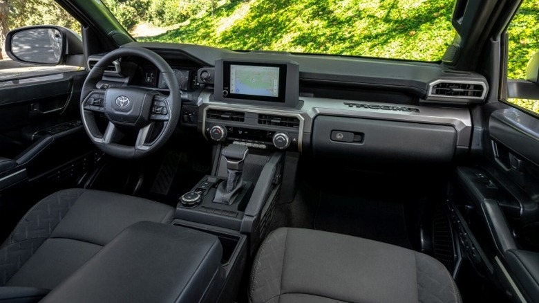 2024 Toyota Tacoma SR5 interior showing the dashboard