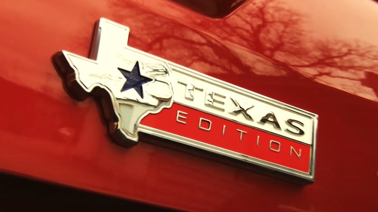 Ford Texas Edition badge