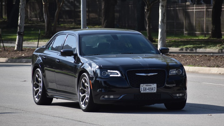 Chrysler 300 driving on road