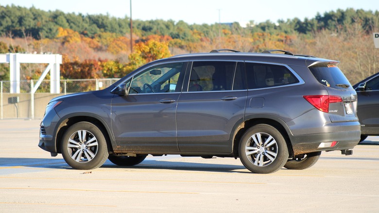 Honda Pilot SUV on parking lot