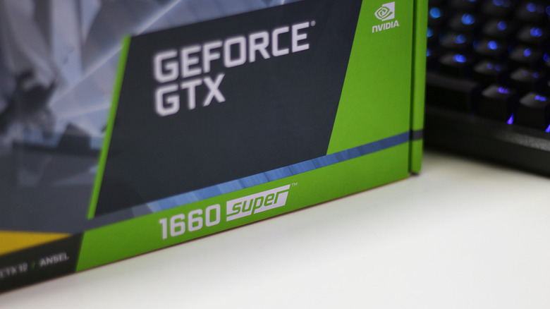 Product box of the GTX 1660 Super