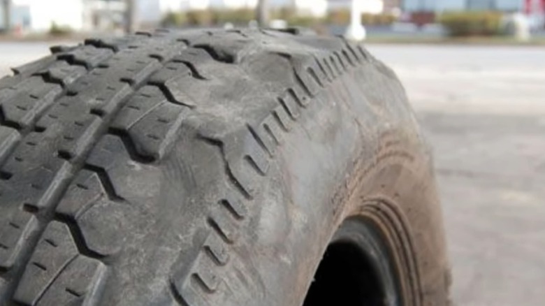 A tire with extreme cupping issues