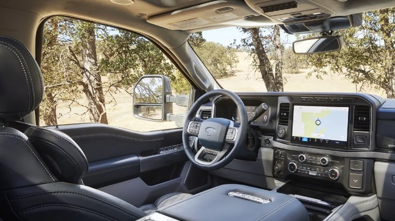 Ford F-250 interior