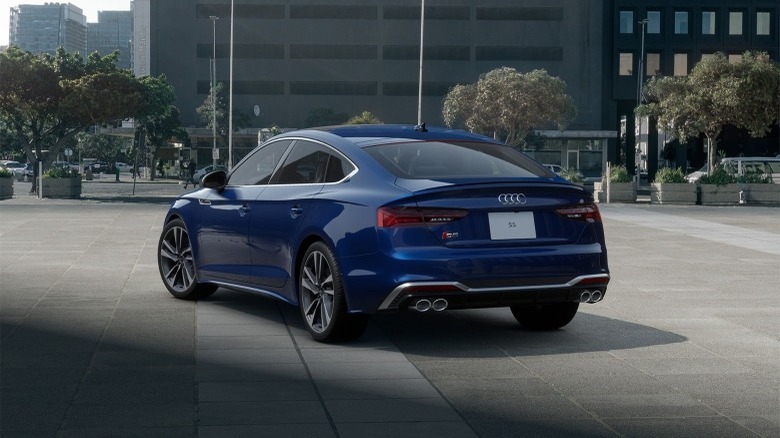 2025 Audi S5 Sportback, rear 3/4 shot