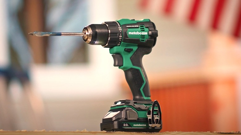 Metabo HPT power drill standing