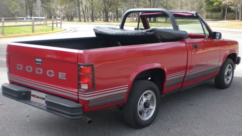 A 1989 Dodge Dakota Sport Convertable