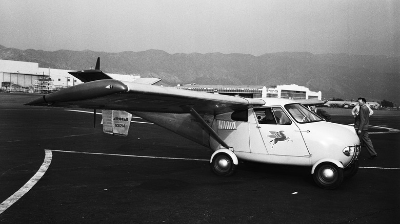 Aerocar on the runway